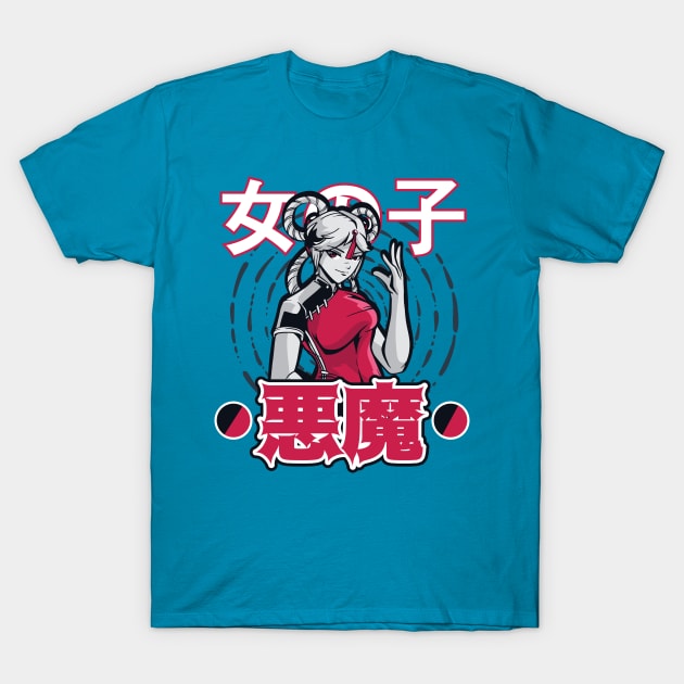 Just A Girl Who Loves Anime Gifts for Teen Girls Anime Merch T-Shirt by Kali Space